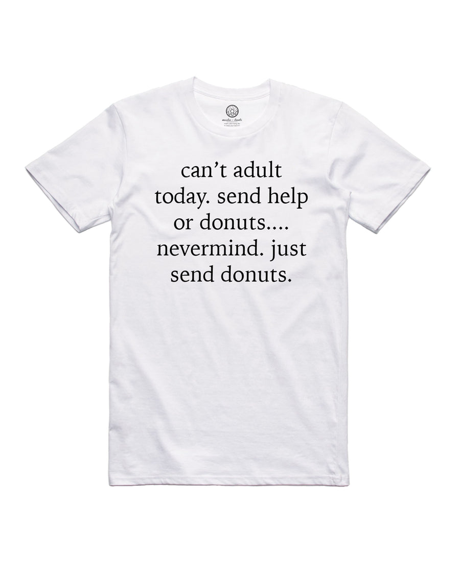 Send Donuts White Tee (Unisex Size)