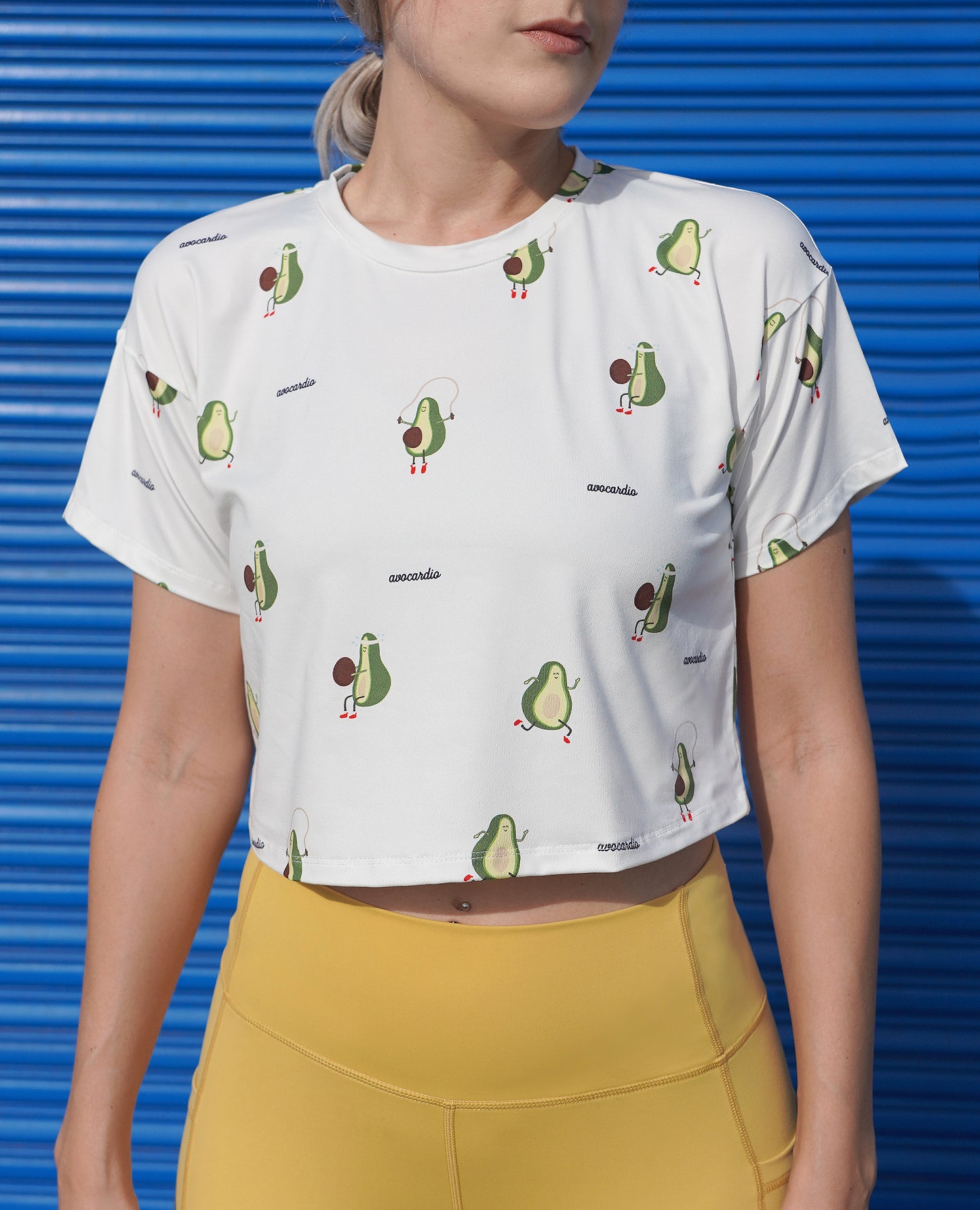 Avocardio - All Over Print Crop Top