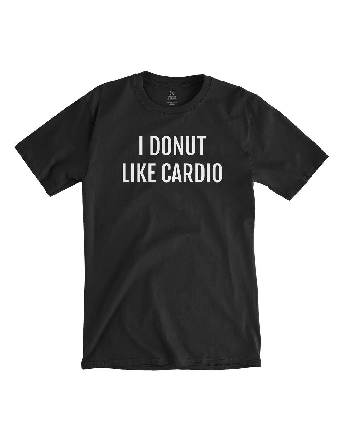 I Donut Like Cardio - Black Tee