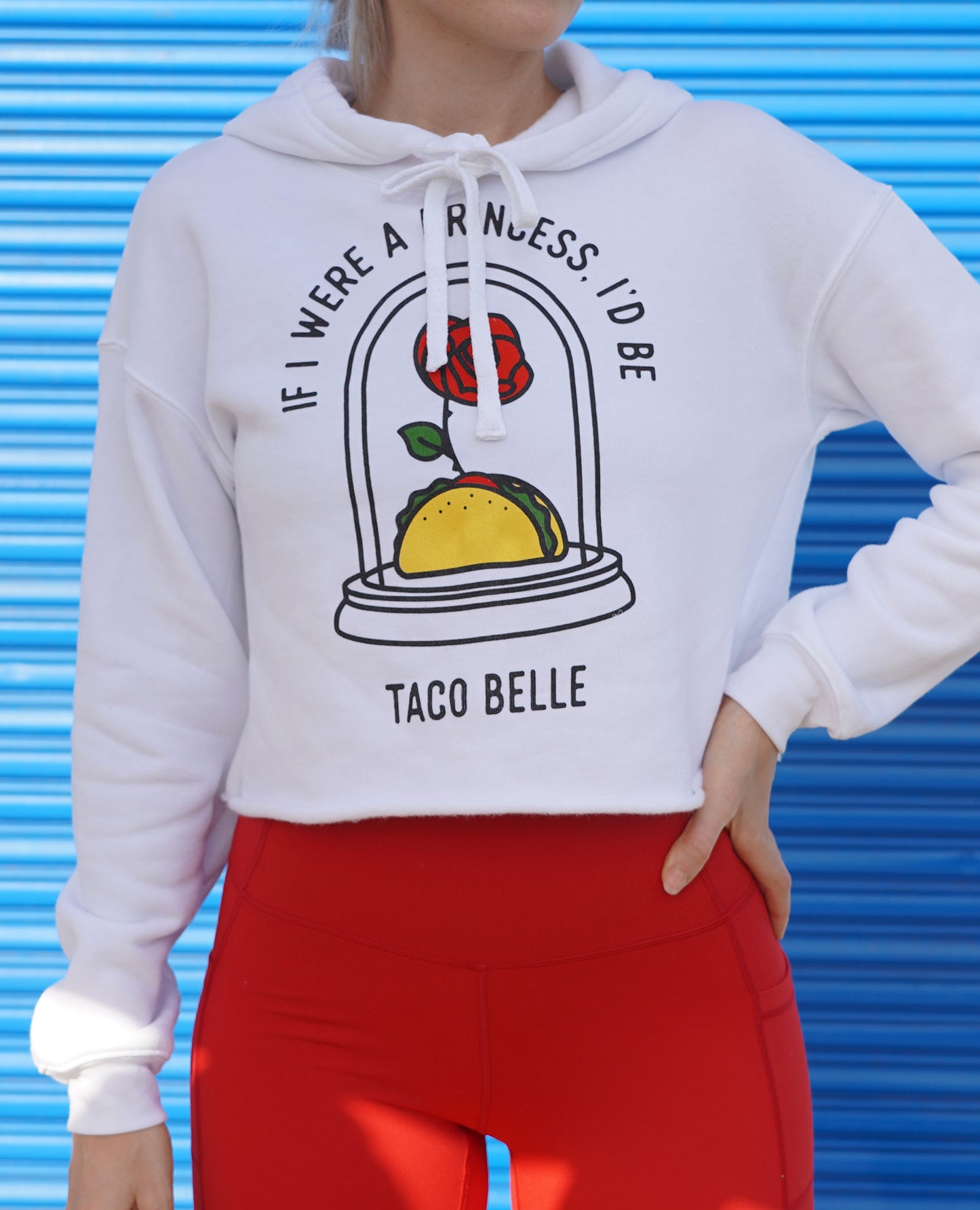 Taco Belle - Cropped Hoodie