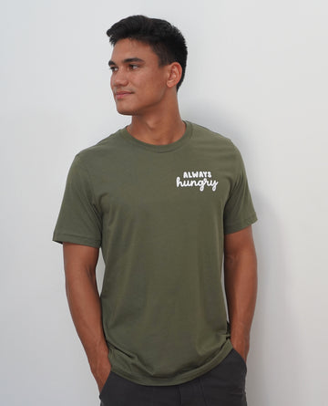 Always Hungry - Military Green Tee