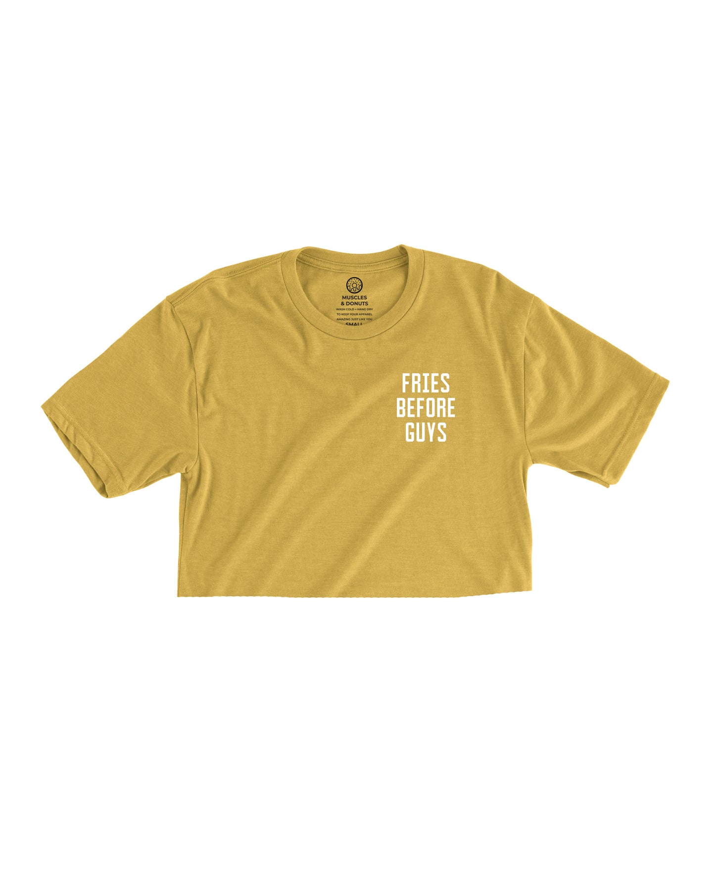 Fries Before Guys - Cropped Tee