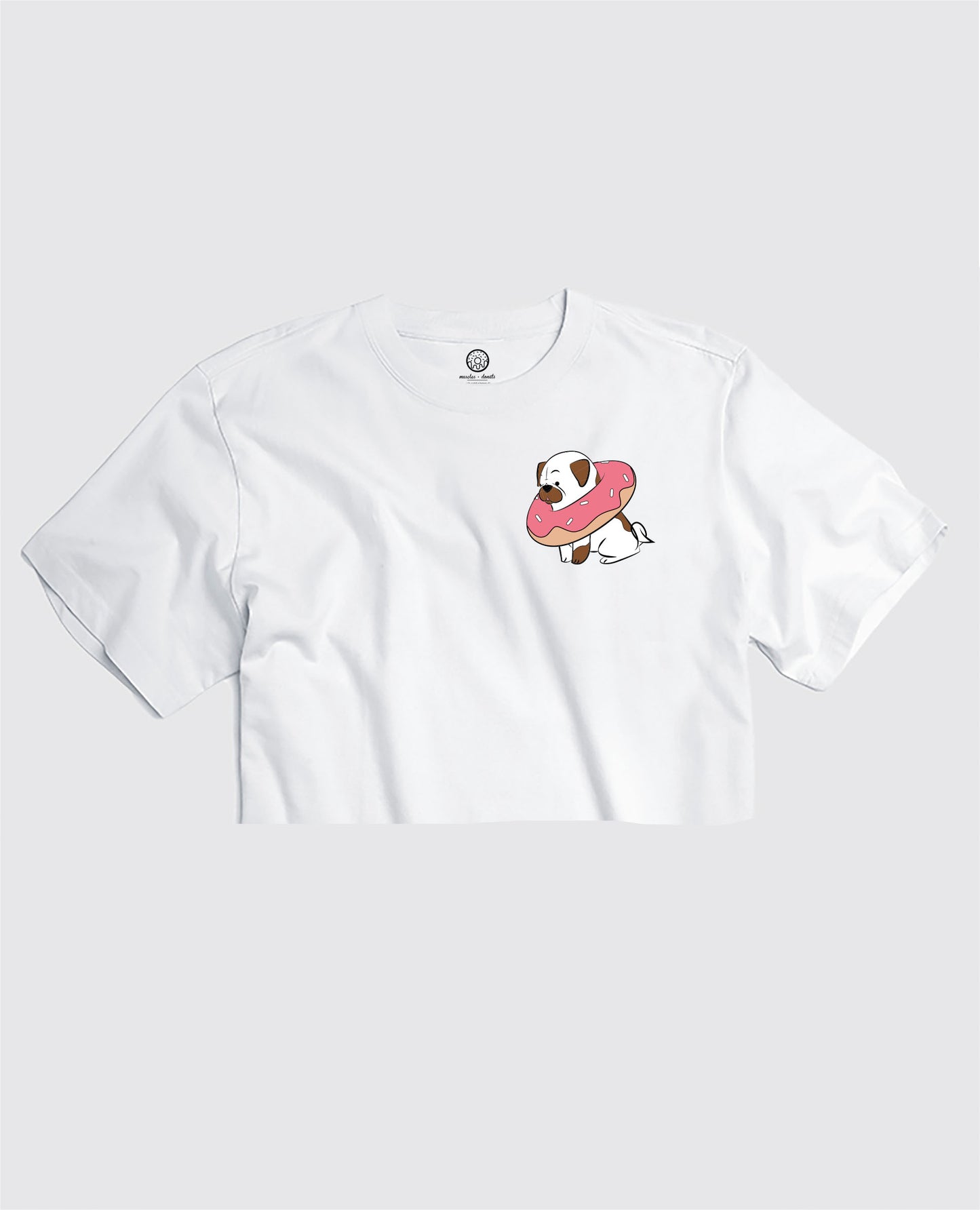 Pups & Donuts - Cropped Tee