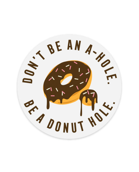 Donut Hole  Clear Sticker