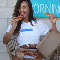 Will There Be Pizza? Cropped Tee